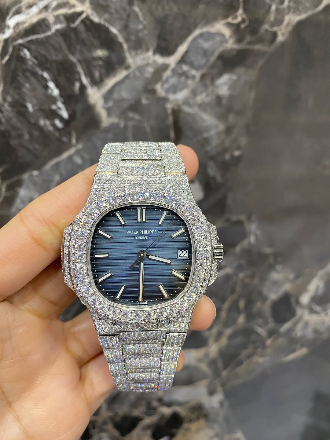 PATEK PHILIPPE MOISSANITE WATCH