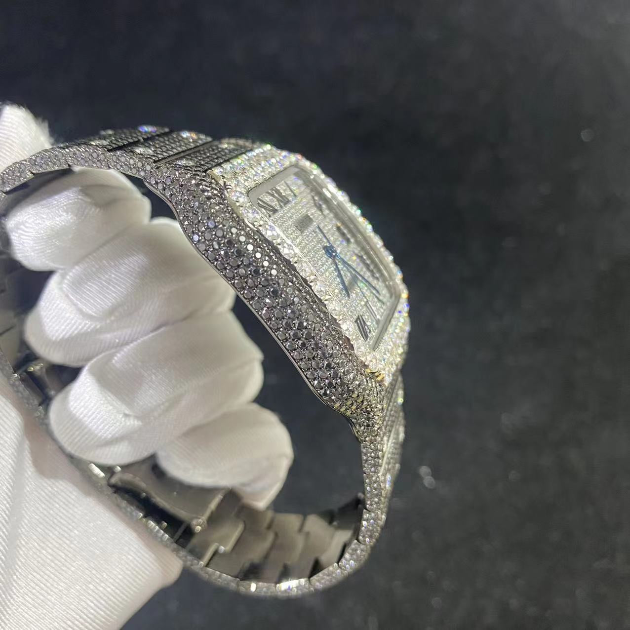 CARTIER MOISSANITE WATCH