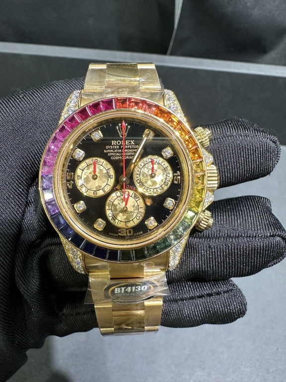 ROLEX 116595 WITH DIAMONDS