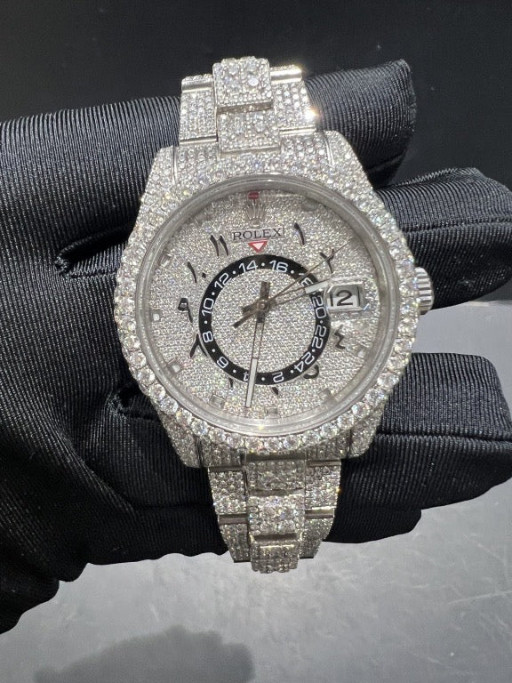 MOISSANITE ROLEX DAY DATE