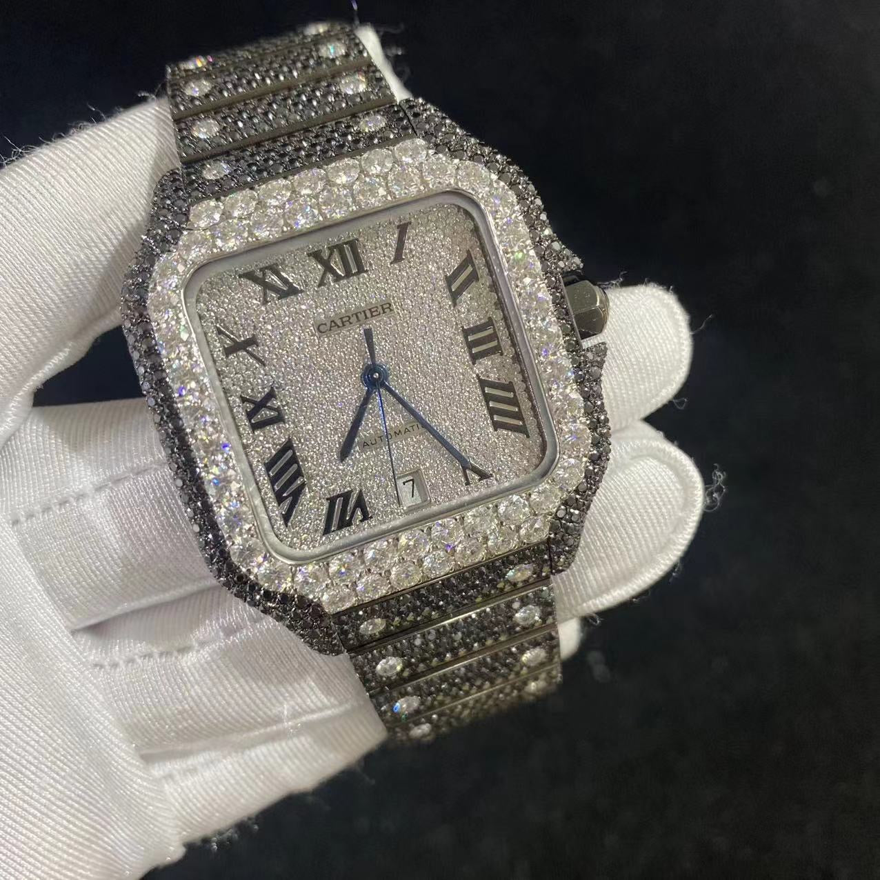 CARTIER MOISSANITE WATCH