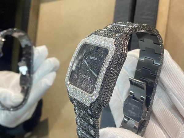 CARTIER MOISSANITE WATCH