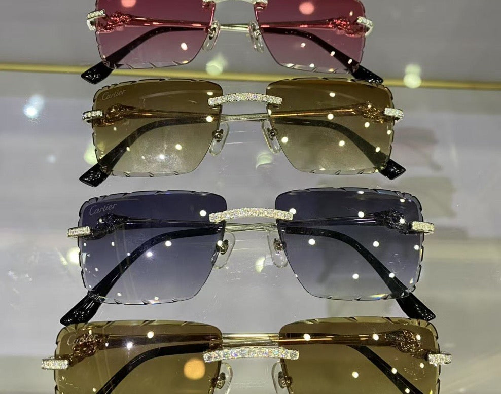 CARTIER DIAMOND GLASSES