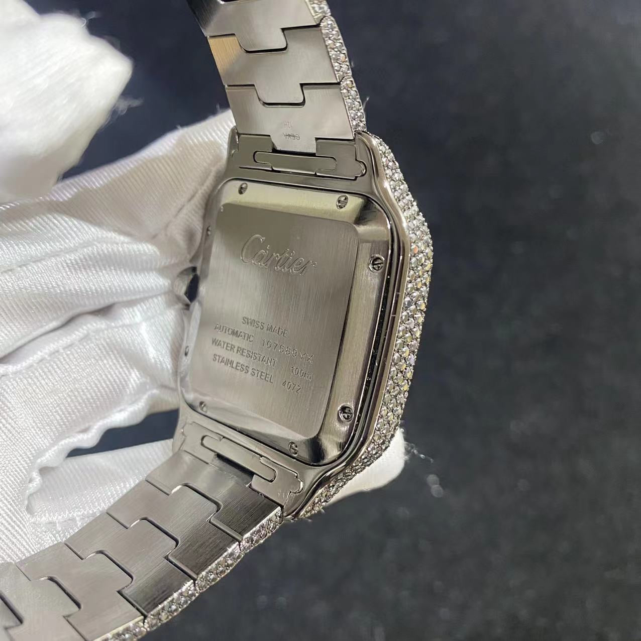 CARTIER MOISSANITE WATCH