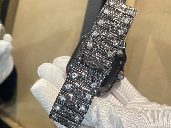 CARTIER MOISSANITE WATCH