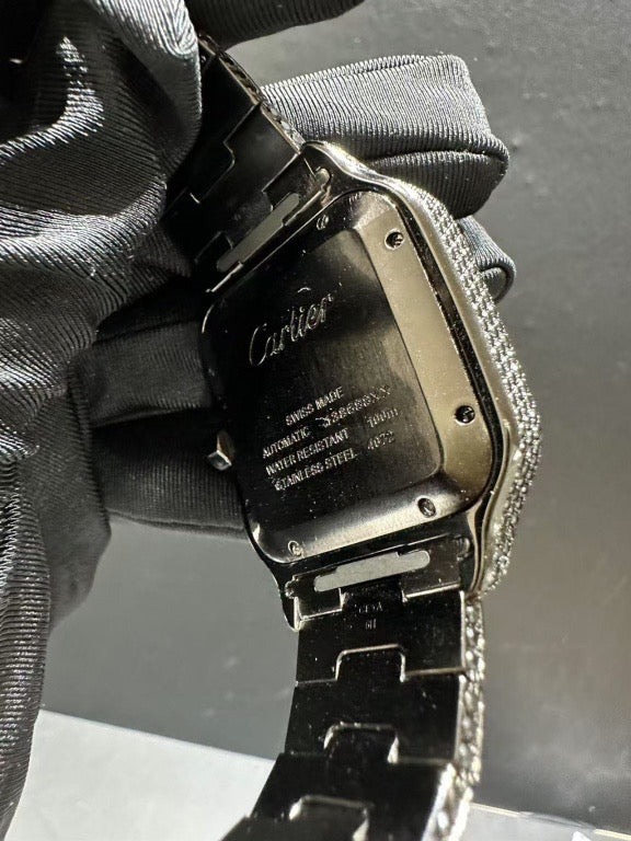 CARTIER MOISSANITE WATCH
