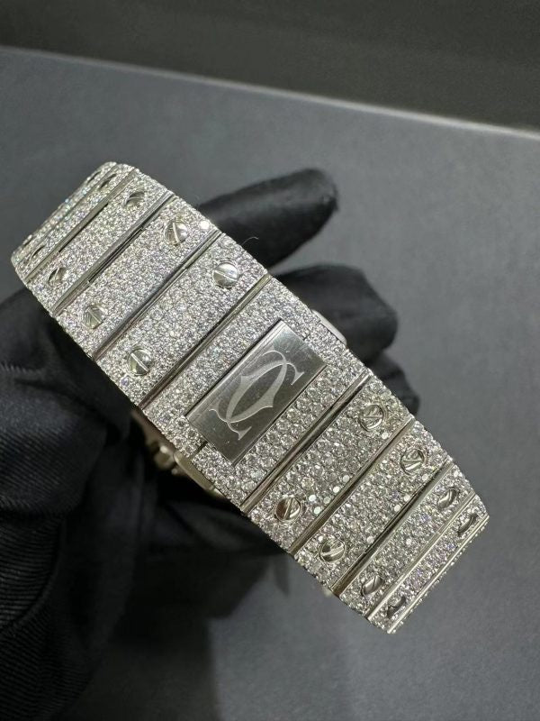CARTIER MOISSANITE WATCH