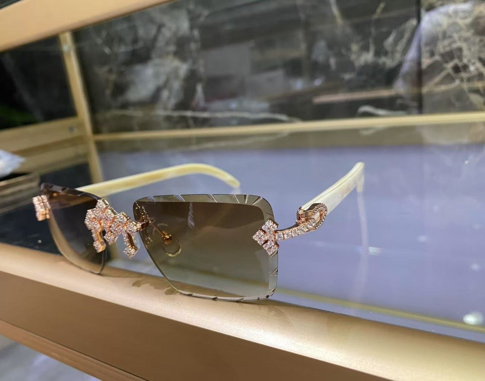 CARTIER DIAMOND GLASSES