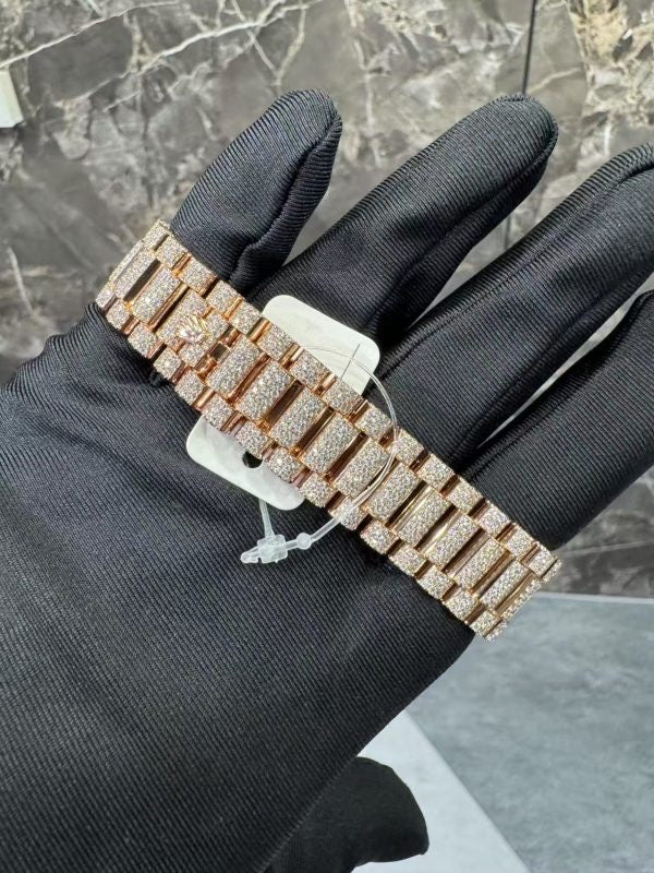 MOISSANITE ROLEX DAY DATE