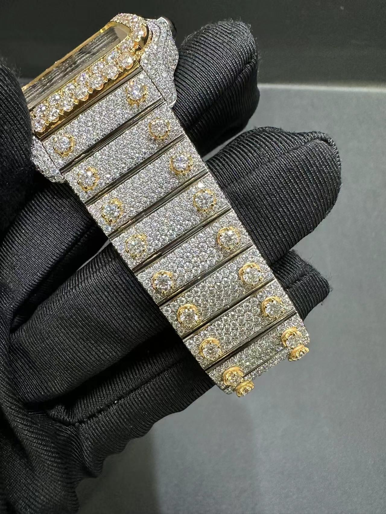 CARTIER MOISSANITE WATCH