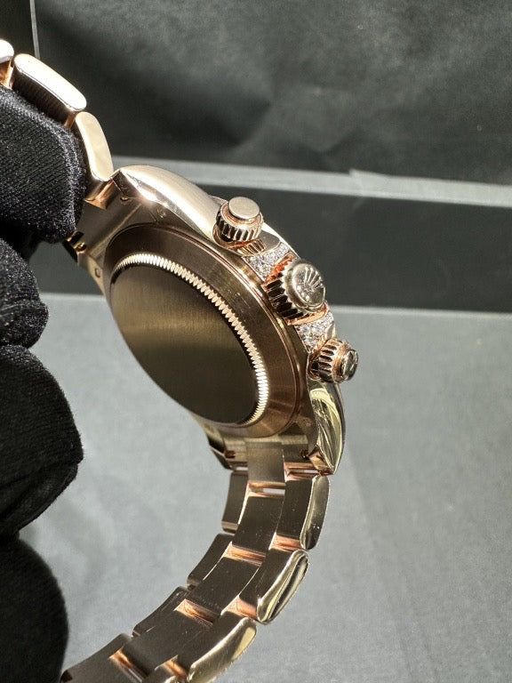 ROLEX 116595 WITH DIAMONDS