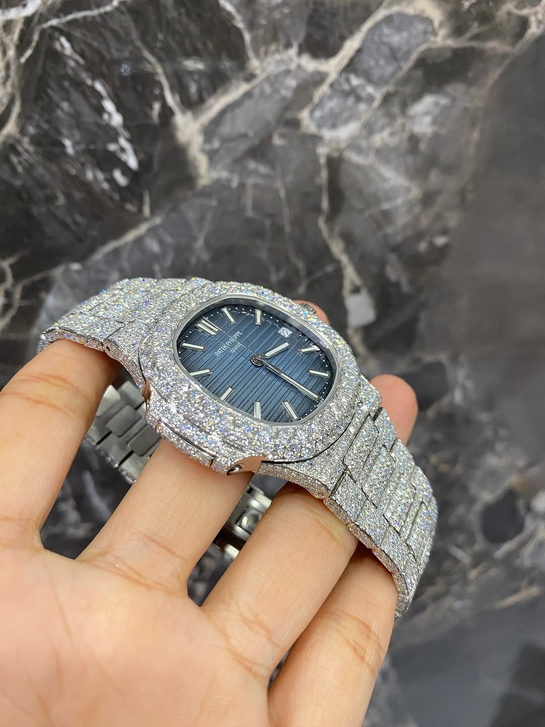 PATEK PHILIPPE MOISSANITE WATCH