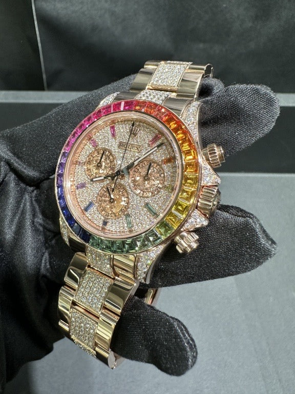 ROLEX 116595 WITH DIAMONDS