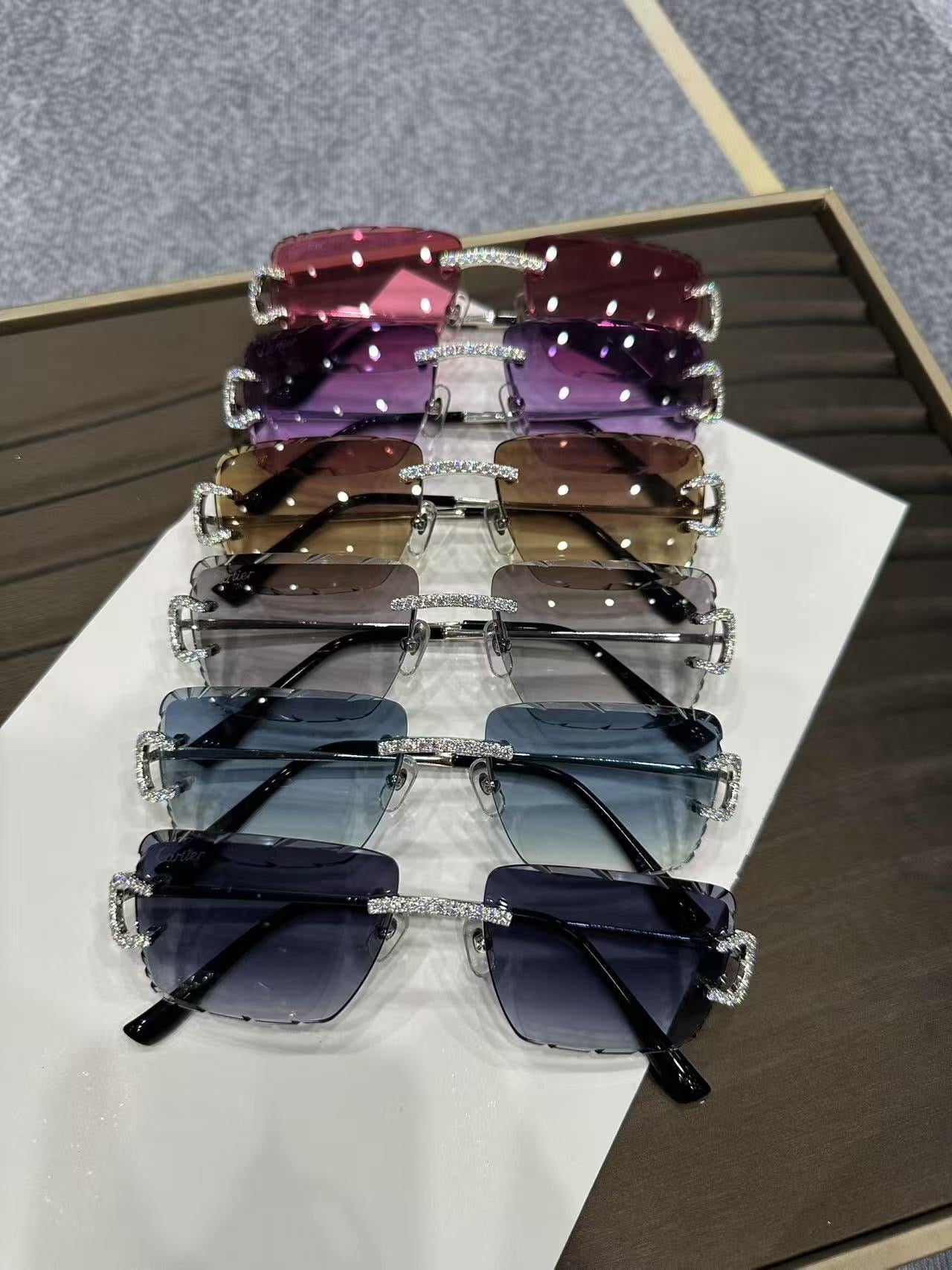CARTIER DIAMOND GLASSES