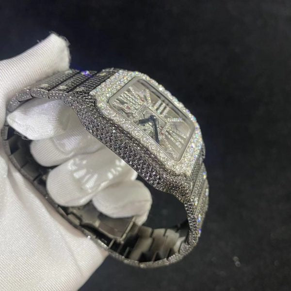 CARTIER MOISSANITE WATCH