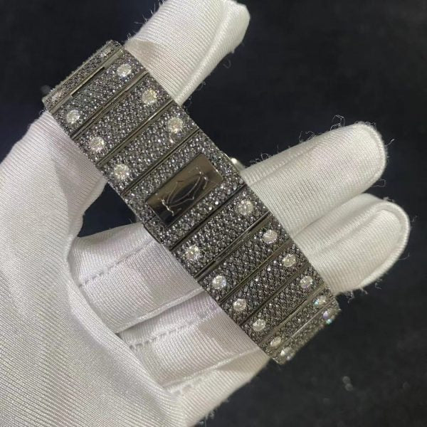 CARTIER MOISSANITE WATCH