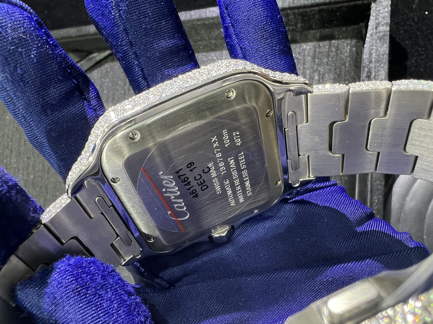 CARTIER MOISSANITE WATCH