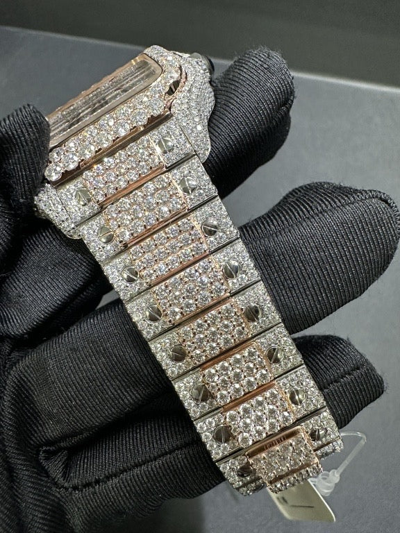 CARTIER MOISSANITE WATCH