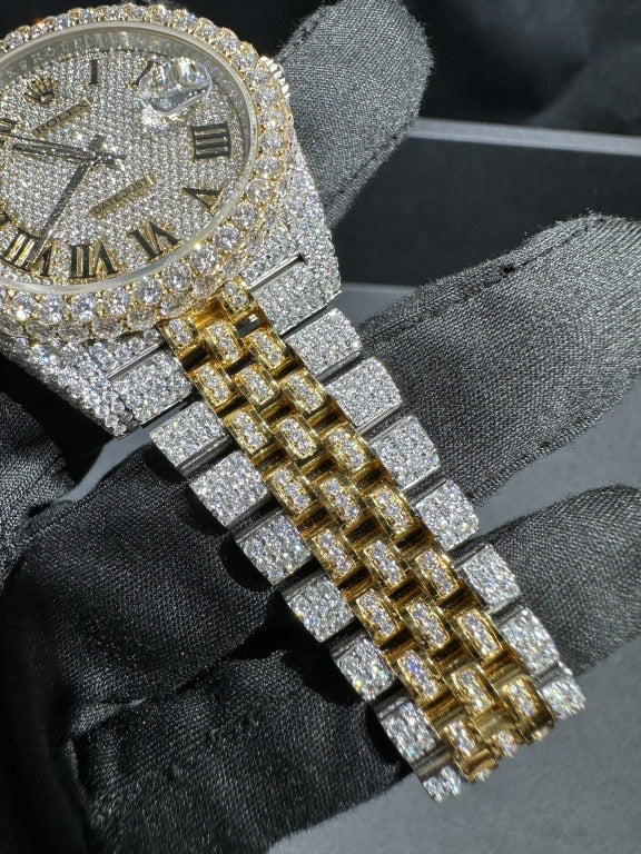 MOISSANITE ROLEX DAY DATE