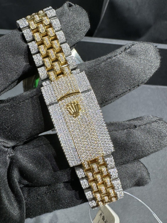 MOISSANITE ROLEX DAY DATE