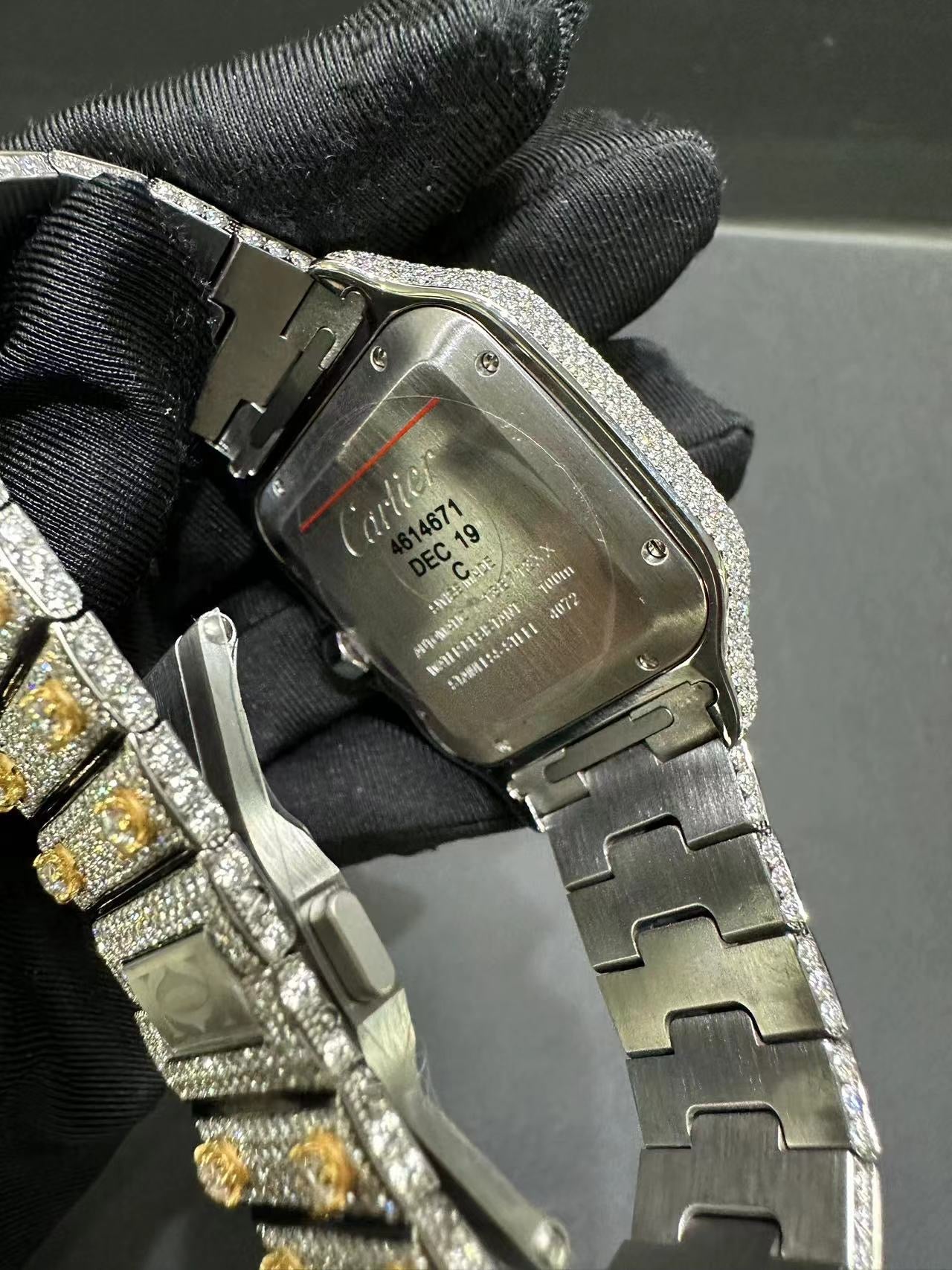 CARTIER MOISSANITE WATCH
