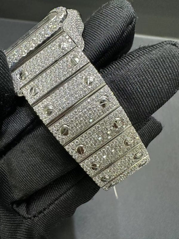 CARTIER MOISSANITE WATCH