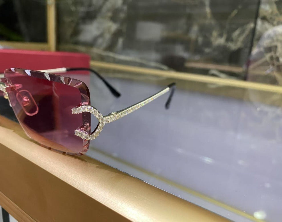 CARTIER DIAMOND GLASSES