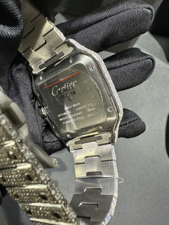 CARTIER MOISSANITE WATCH