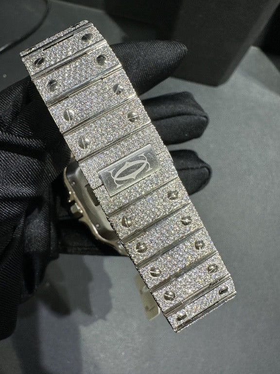 CARTIER MOISSANITE WATCH