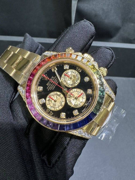 ROLEX 116595 WITH DIAMONDS