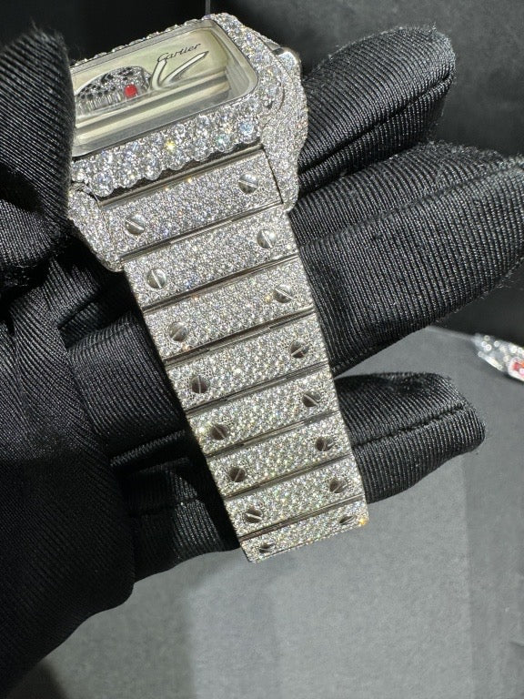 CARTIER MOISSANITE WATCH
