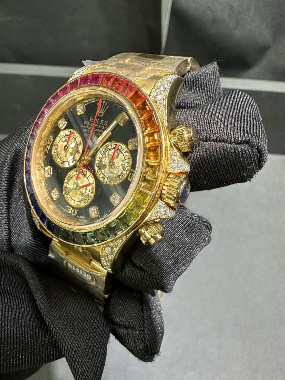 ROLEX 116595 WITH DIAMONDS