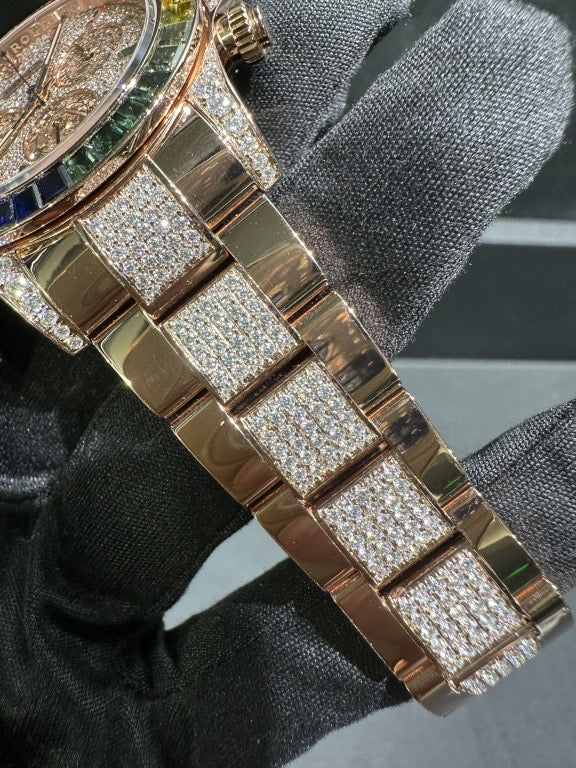ROLEX 116595 WITH DIAMONDS