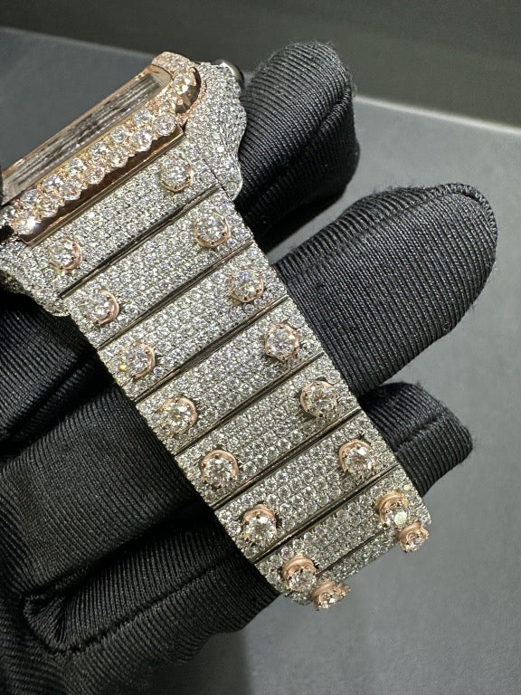 CARTIER MOISSANITE WATCH