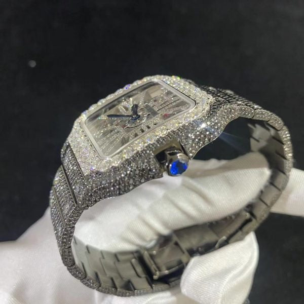 CARTIER MOISSANITE WATCH