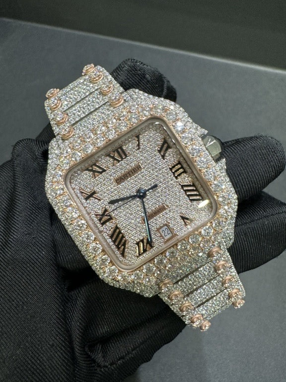 CARTIER MOISSANITE WATCH