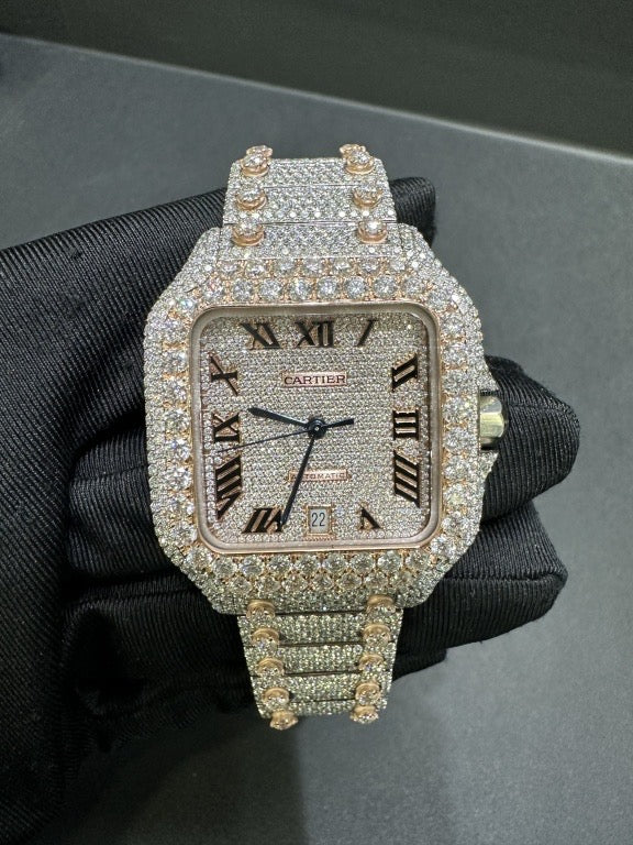 CARTIER MOISSANITE WATCH