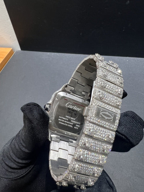 CARTIER MOISSANITE WATCH
