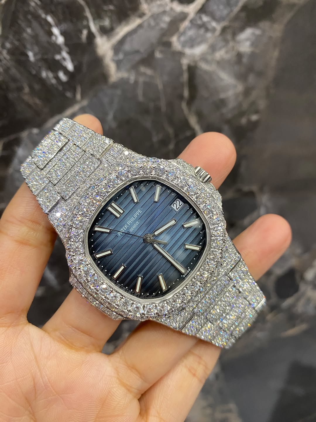 PATEK PHILIPPE MOISSANITE WATCH
