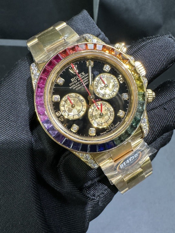 ROLEX 116595 WITH DIAMONDS