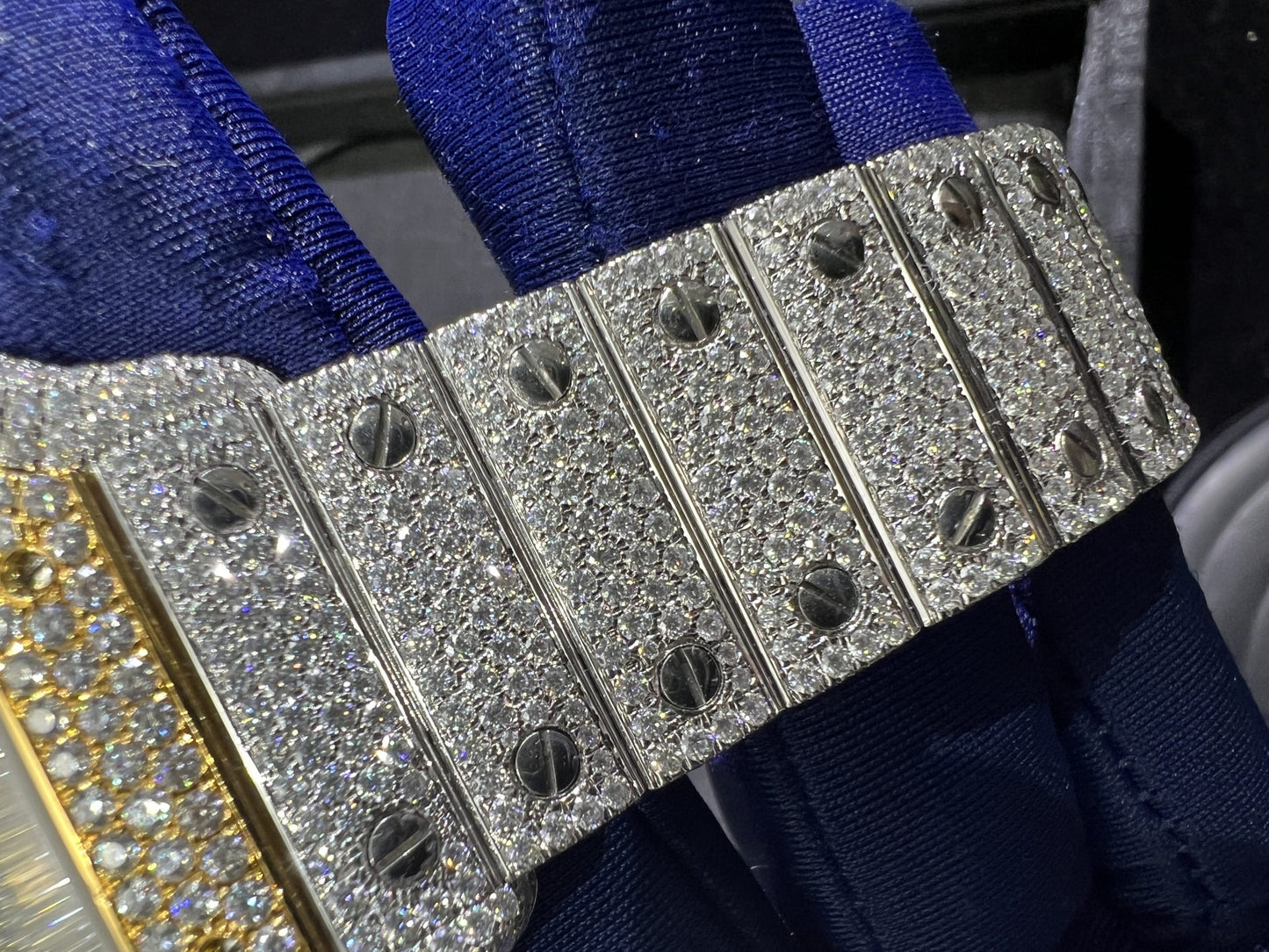 CARTIER MOISSANITE WATCH