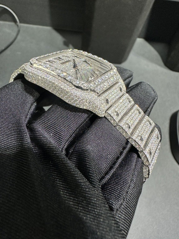 CARTIER MOISSANITE WATCH