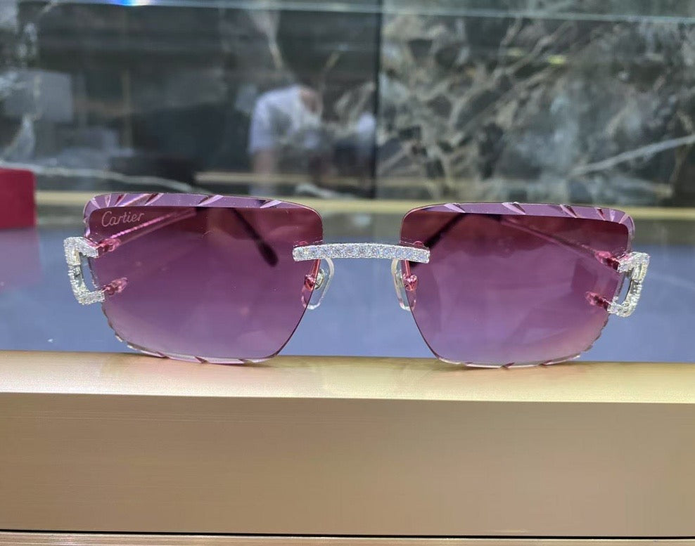 CARTIER DIAMOND GLASSES