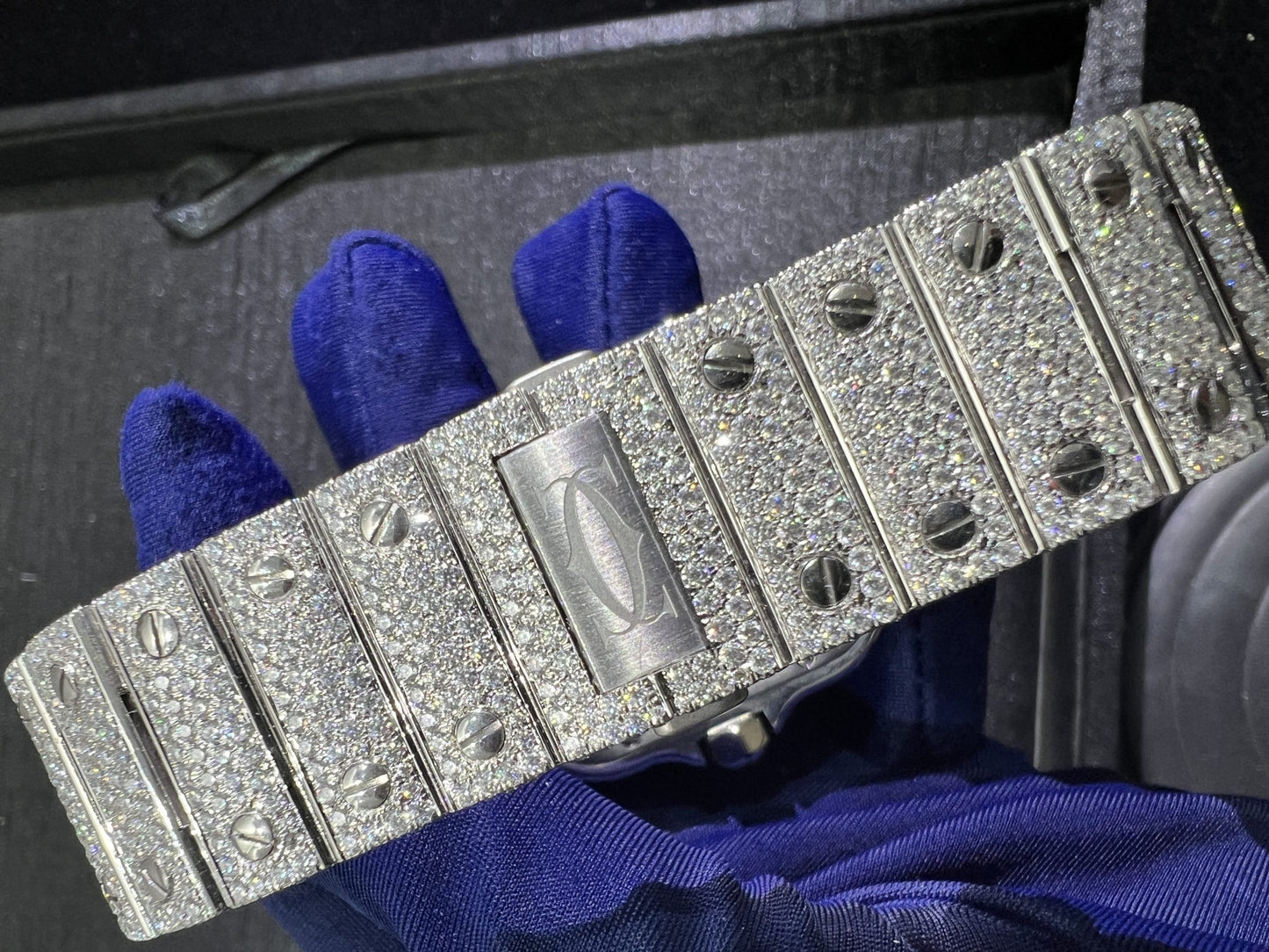 CARTIER MOISSANITE WATCH