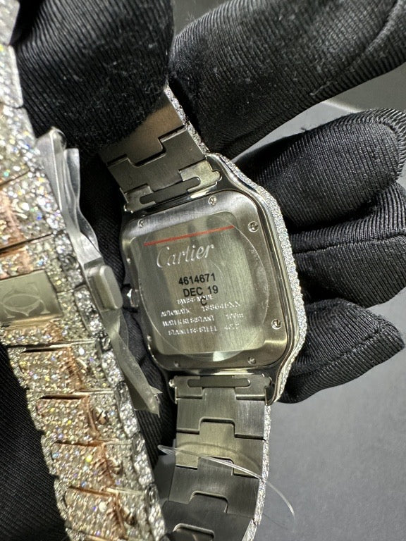 CARTIER MOISSANITE WATCH