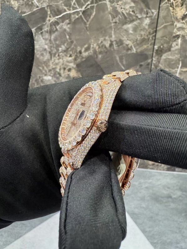 MOISSANITE ROLEX DAY DATE