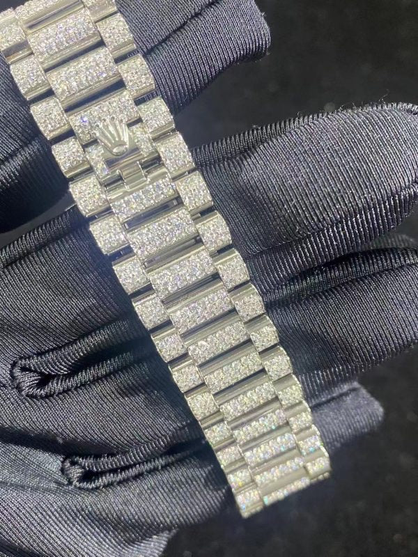 MOISSANITE ROLEX DAY DATE