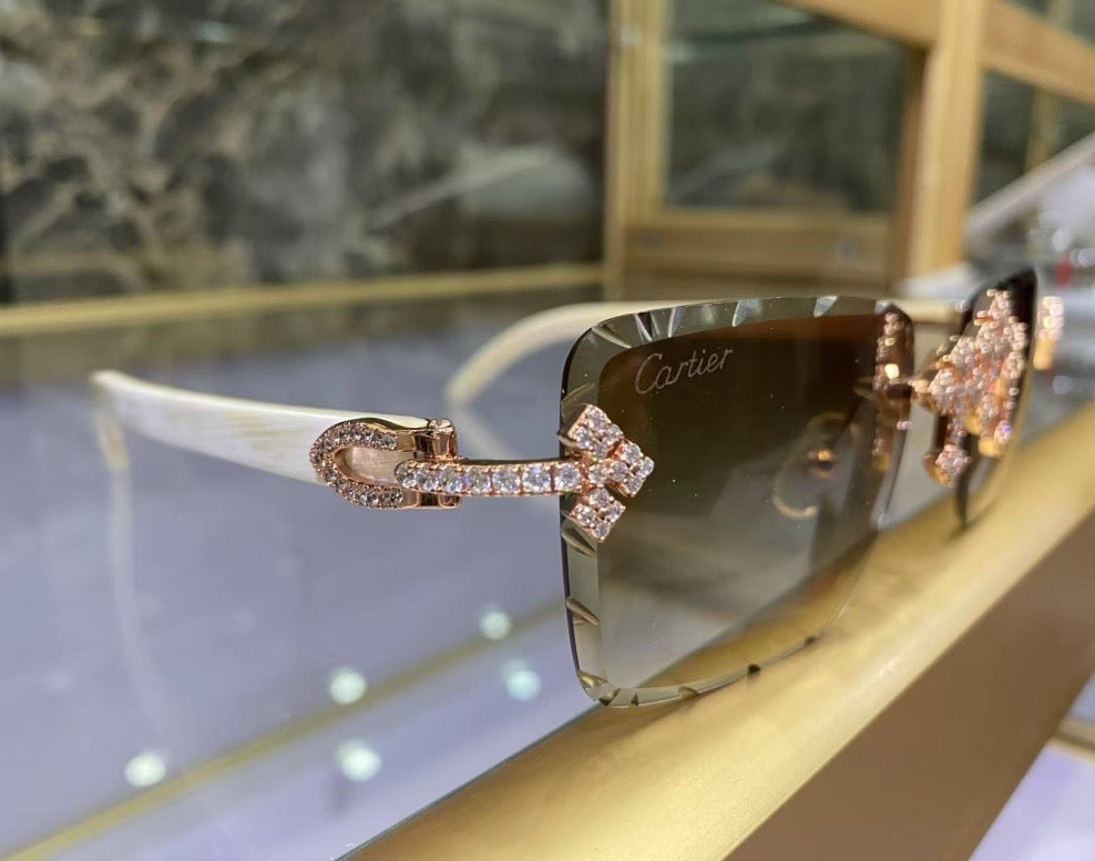 CARTIER DIAMOND GLASSES