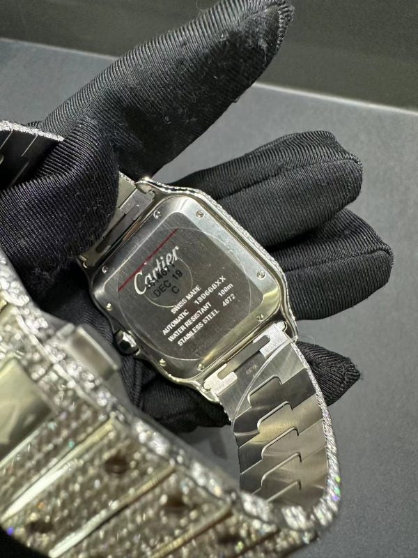 CARTIER MOISSANITE WATCH