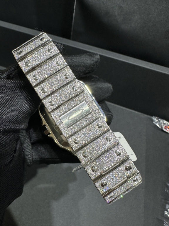 CARTIER MOISSANITE WATCH